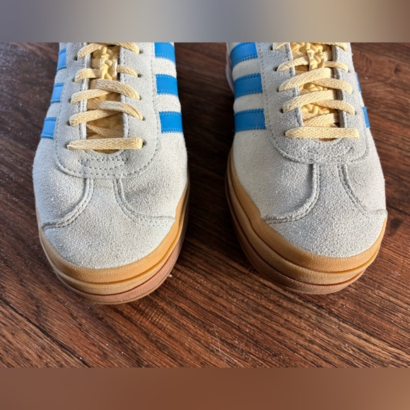 Adidas Gazelle Bold Almost Blue Yellow (Women's) - Picture 3 of 11